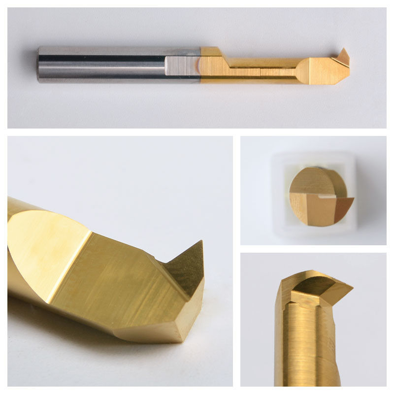 CNC MIR Solid Carbide Micro Boring Bars Nano Coating สําหรับการเจาะเส้น