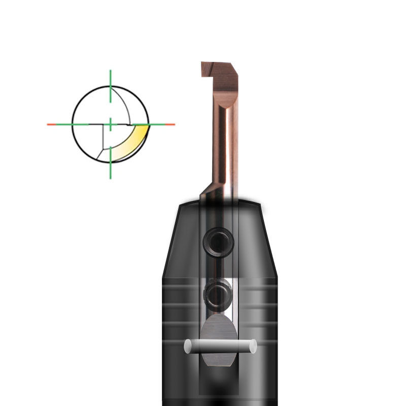 เครื่องทําความเย็นภายใน เครื่องมือเจาะไมโครแบบกําหนดเอง วัตถุดิบ Tungsten Carbide สําหรับเครื่อง lathes