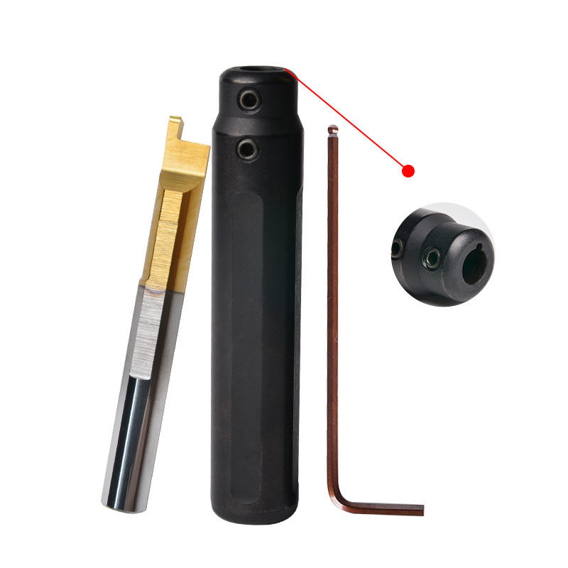 CNC ภายในรูหน้า grooving boring bar กว้างขนาดเล็กสําหรับเครื่องยนต์ Turing มินิ
