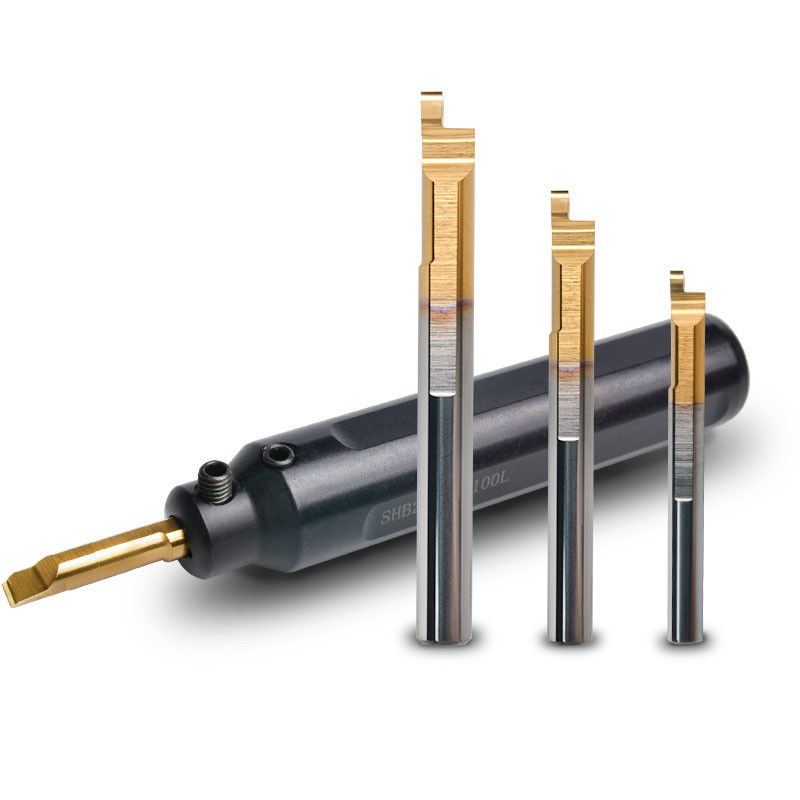 CNC ภายในรูหน้า grooving boring bar กว้างขนาดเล็กสําหรับเครื่องยนต์ Turing มินิ