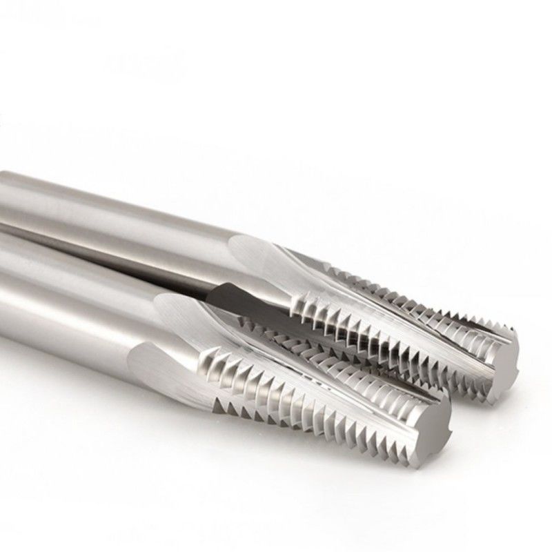 เครื่องตัดการบดเส้นคาร์ไบด์ 3/8 BSPT RC 55 องศาด้วยทองแดง Nano Coating