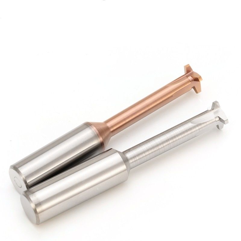 30 องศา Trapezoidal Thread เครื่องตัดบด ACME Tr Solid Carbide T แบบฟันเดียว