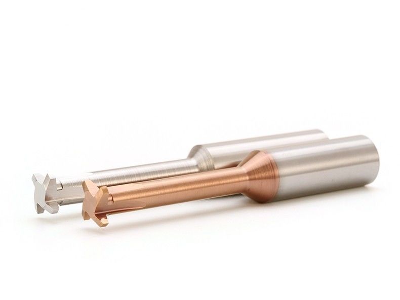 30 องศา Trapezoidal Thread เครื่องตัดบด ACME Tr Solid Carbide T แบบฟันเดียว