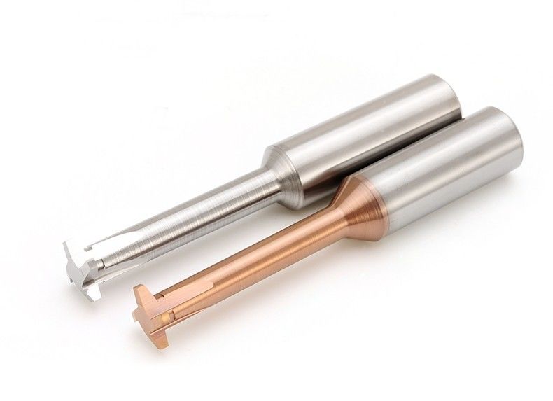 30 องศา Trapezoidal Thread เครื่องตัดบด ACME Tr Solid Carbide T แบบฟันเดียว