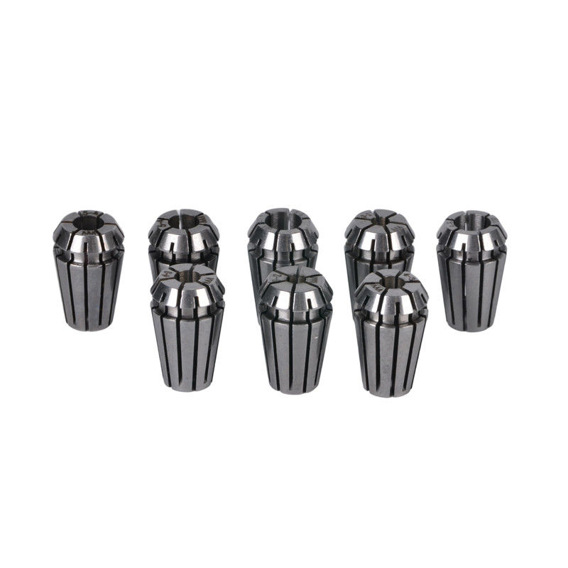 Black Oxide ER11 Spring Collet Chuck สําหรับเครื่องมือ CNC Milling Lathe 1.0mm-7.0mm
