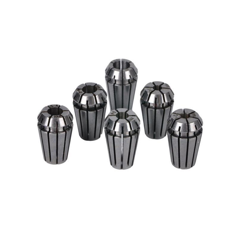 Black Oxide ER11 Spring Collet Chuck สําหรับเครื่องมือ CNC Milling Lathe 1.0mm-7.0mm