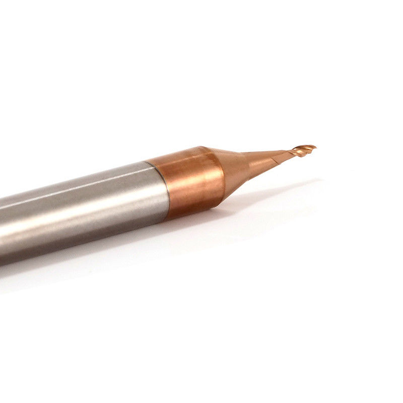 3 มิลลิเมตร Shank ไมโครกว้างปลาย Mill ด้วย 0.1 มิลลิเมตร Radius มุม 50 มิลลิเมตร ความยาวโดยรวม