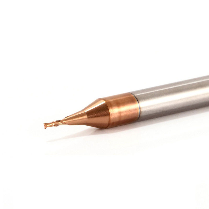 3 มิลลิเมตร Shank ไมโครกว้างปลาย Mill ด้วย 0.1 มิลลิเมตร Radius มุม 50 มิลลิเมตร ความยาวโดยรวม