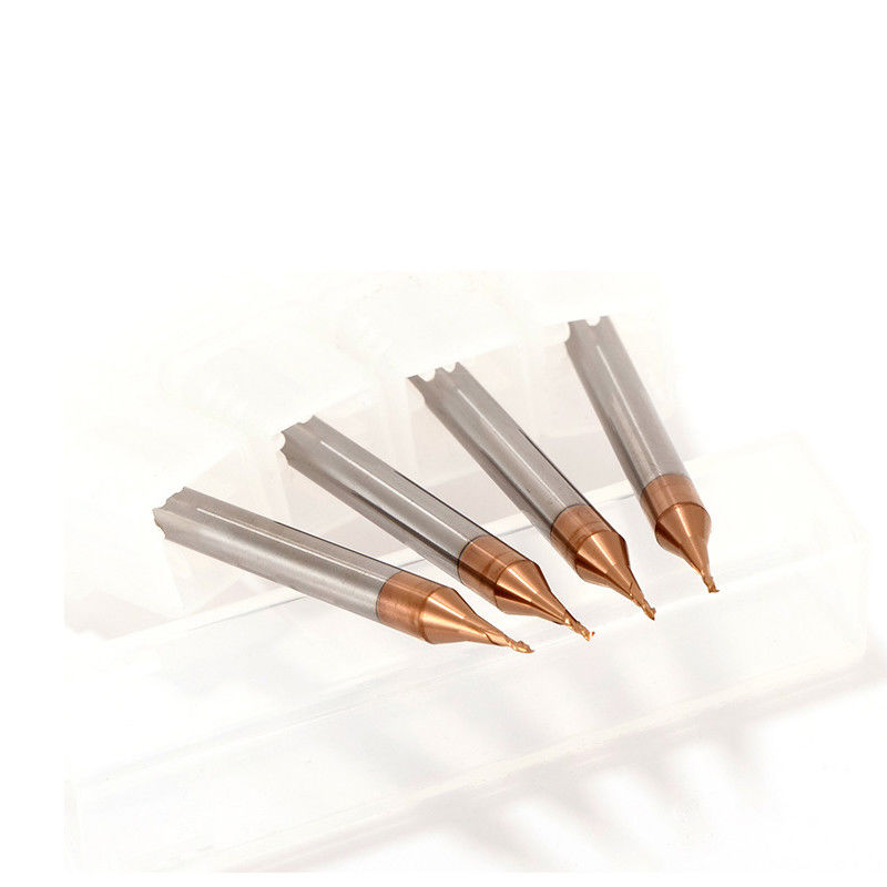 3 มิลลิเมตร Shank ไมโครกว้างปลาย Mill ด้วย 0.1 มิลลิเมตร Radius มุม 50 มิลลิเมตร ความยาวโดยรวม