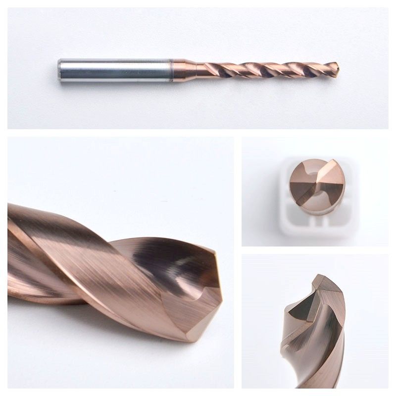 5XD Round Shank โรงงานเจาะคาร์ไบด์แข็ง ขายตรงเจาะขั้นสําหรับเหล็กและเหล็ก