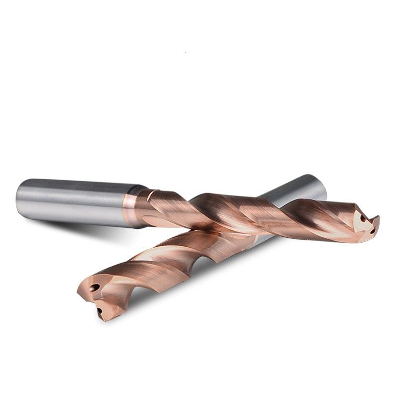 เครื่องเจาะน้ําเย็นภายใน Carbide Insight การตัดเครื่องมือ DIN 3XD ขั้นตอนเจาะสําหรับสแตนเลส